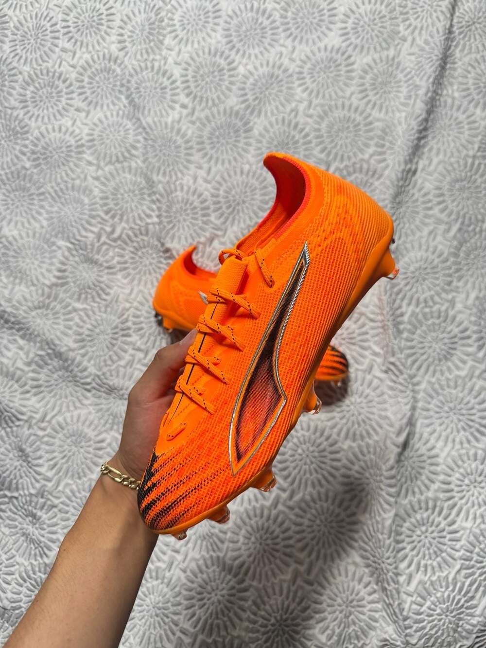 Puma Ultra 6 Pro Firm/Artificial Ground Soccer Cleats Heat Fire Men’s 8.5